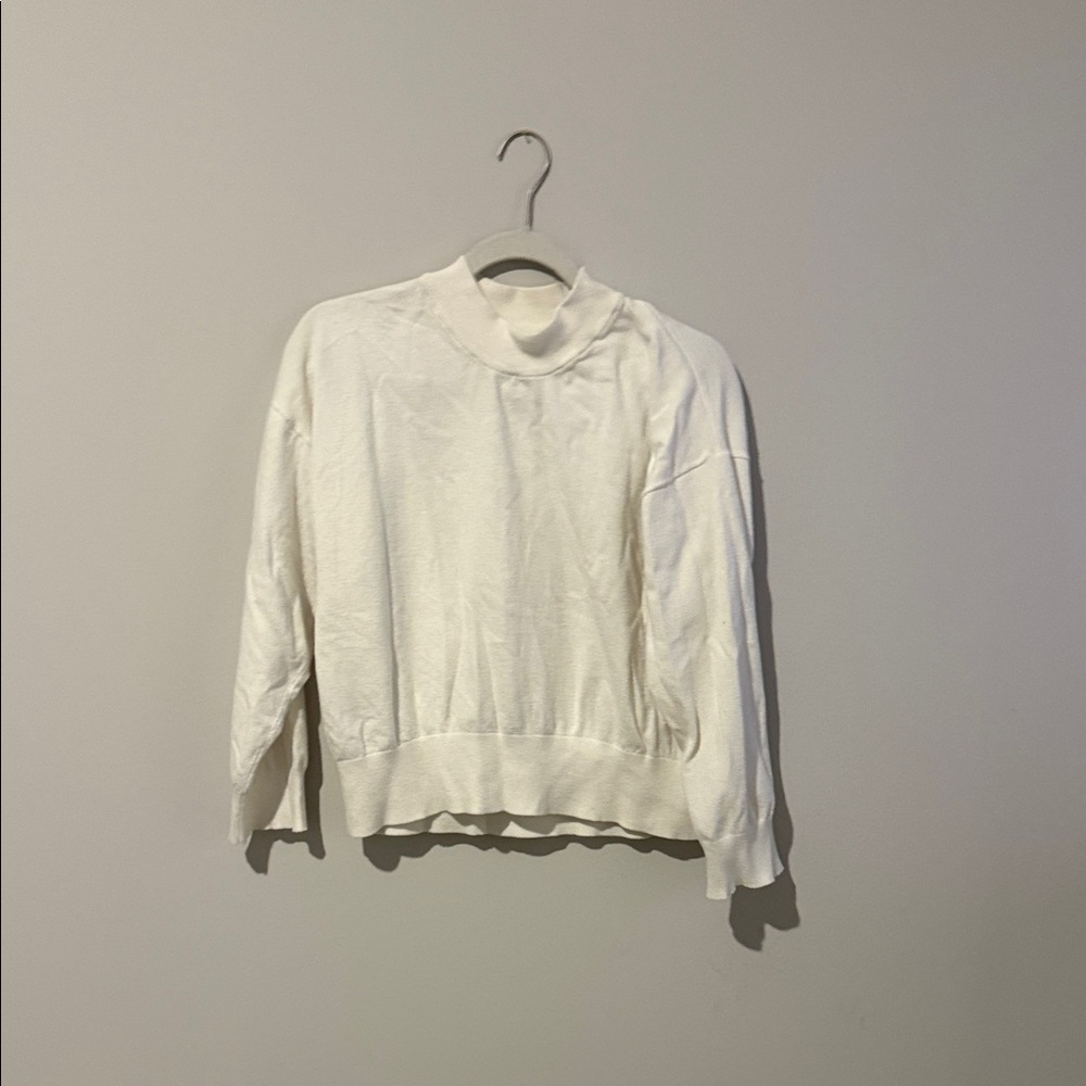 A New Day White Knit Top